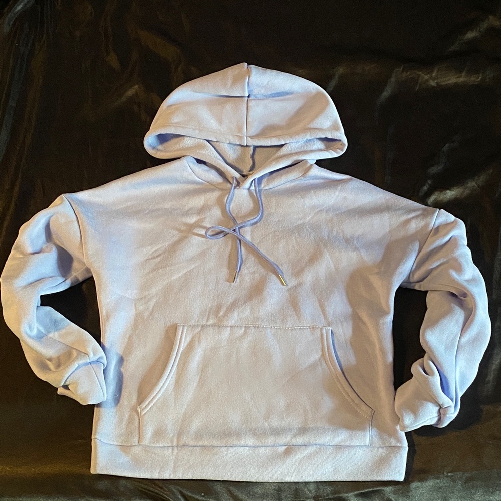 Women's Light Blue Hoodie Sweater